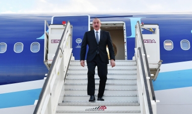 Azərbaycan Prezidenti Bolqarıstana rəsmi səfər edib