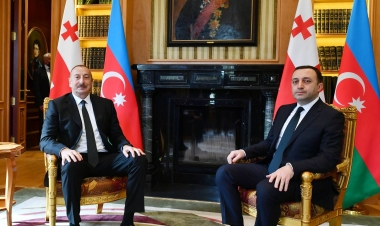 İlham Əliyevlə İrakli Qaribaşvili arasında təkbətək görüşü keçirilib