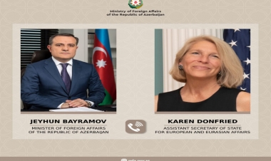 Bayramov və Donfrid Qarabağdakı vəziyyəti müzakirə edib