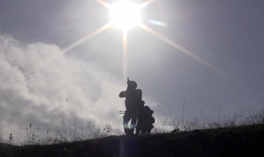 Komandolarımız şərti düşmən sığınacaqlarını məhv ediblər –