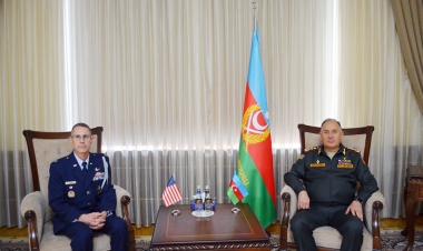 Azərbaycan Ordusunun Baş Qərargah rəisi ABŞ-ın hərbi attaşesi ilə görüşüb