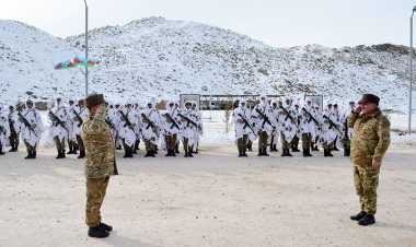 Laçında yeni hərbi obyektlər istifadəyə verilib -