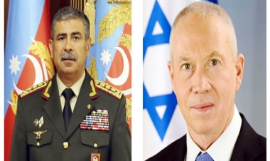 Azərbaycan və İsrail müdafiə nazirləri arasında müzakirə