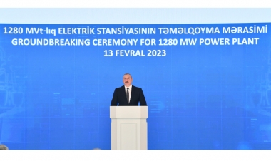 “Yeni elektrik stansiyası Avropanın enerji təhlükəsizliyinə töhfə olacaq” -