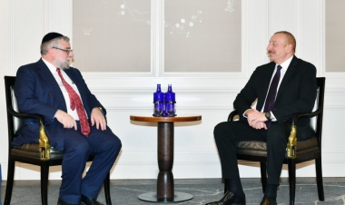 Prezident: “Dövlətimiz tərəfindən yəhudi icmasına daim dəstək göstərilir”