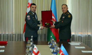 Azərbaycan və Gürcüstan generalları görüşüblər