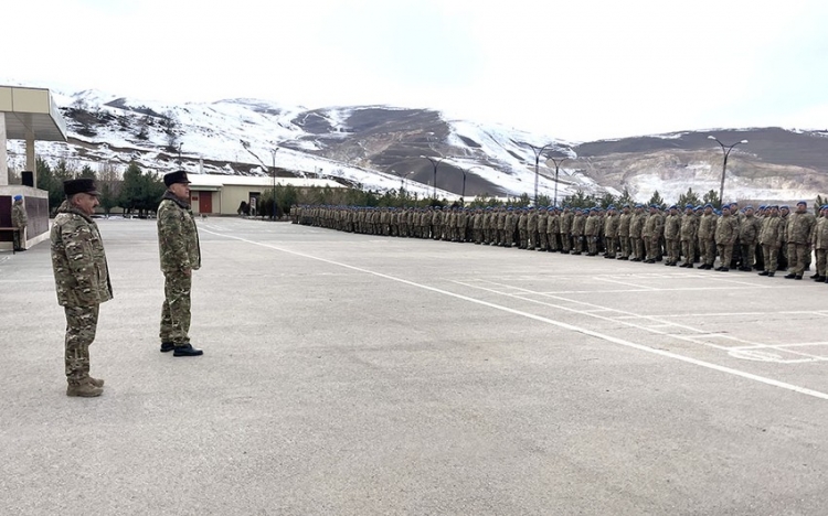 Baş Qərargah rəisi hərbi hissələrin döyüş hazırlığını yoxlayıb